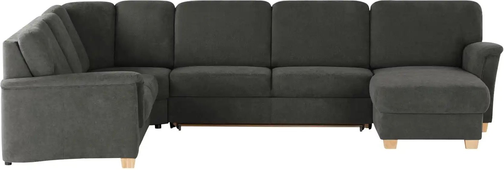 smart Wohnlandschaft Valencia ¦ grau ¦ Maße (cm): B: 341 Polstermöbel > Sofas > Schlafsofas - Höffner