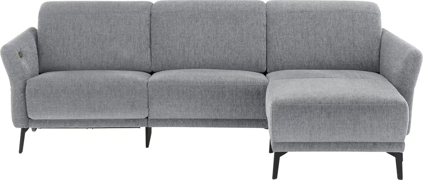 Ecksofa New York ¦ grau ¦ Maße (cm): B: 251 H: 85 T: 179.0 Polstermöbel > Sofas > Ecksofas - Höffner