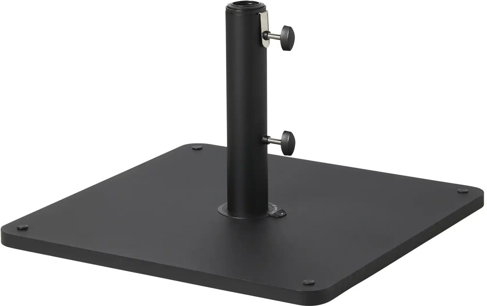 KHG Sonnenschirmständer 40 kg Acero ¦ schwarz ¦ Maße (cm): B: 50 H: 31 T: 50.0 Garten > Sonnenschutz > Schirmständer - H...