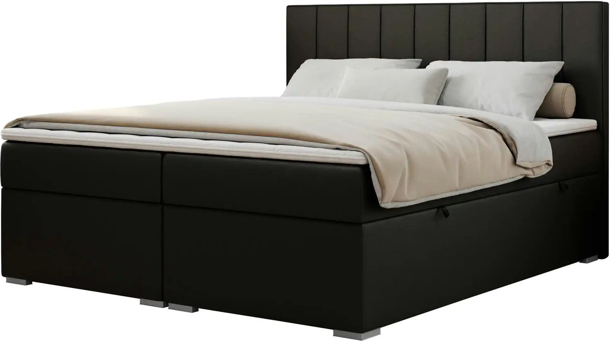 Boxbett mit Bettkasten Ally ¦ schwarz ¦ Maße (cm): B: 200 H: 118 Betten > Komfortbetten - Höffner