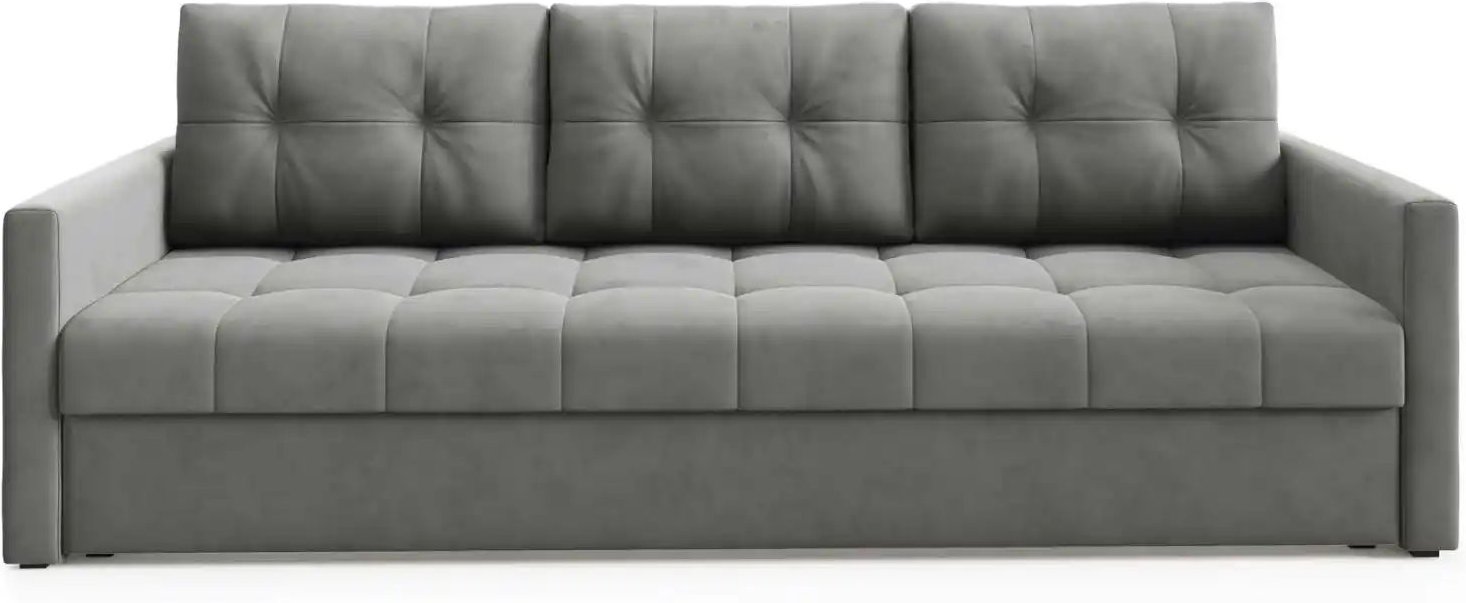 Einzelsofa Olivia ¦ grau ¦ Maße (cm): B: 230 H: 86 Polstermöbel > Sofas > 3-Sitzer - Höffner