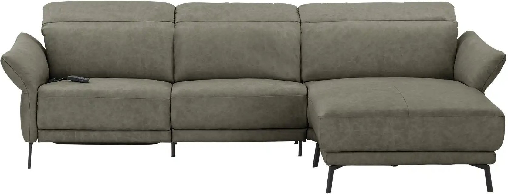 Wohnwert Ecksofa Leder Bellana ¦ grün ¦ Maße (cm): B: 291 H: 101 T: 176.0 Polstermöbel > Sofas > Ecksofas - Höffner