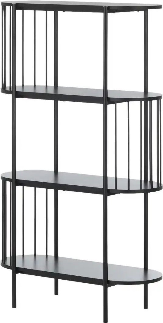 Regal Hella ¦ schwarz ¦ Maße (cm): B: 80 H: 133,5 T: 34.0 Regale > Bücherregale - Höffner