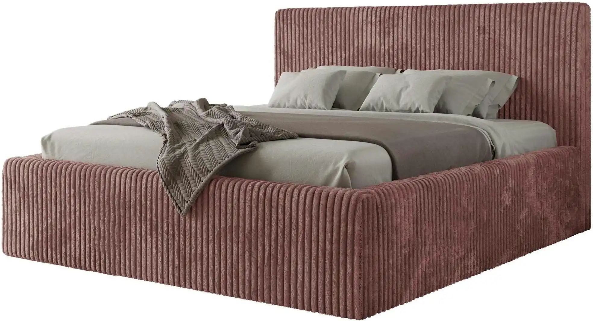 Polsterbett mit Bettkasten Tiliano Classic ¦ rosa/pink ¦ Maße (cm): B: 216 H: 108 Betten > Polsterbetten - Höffner