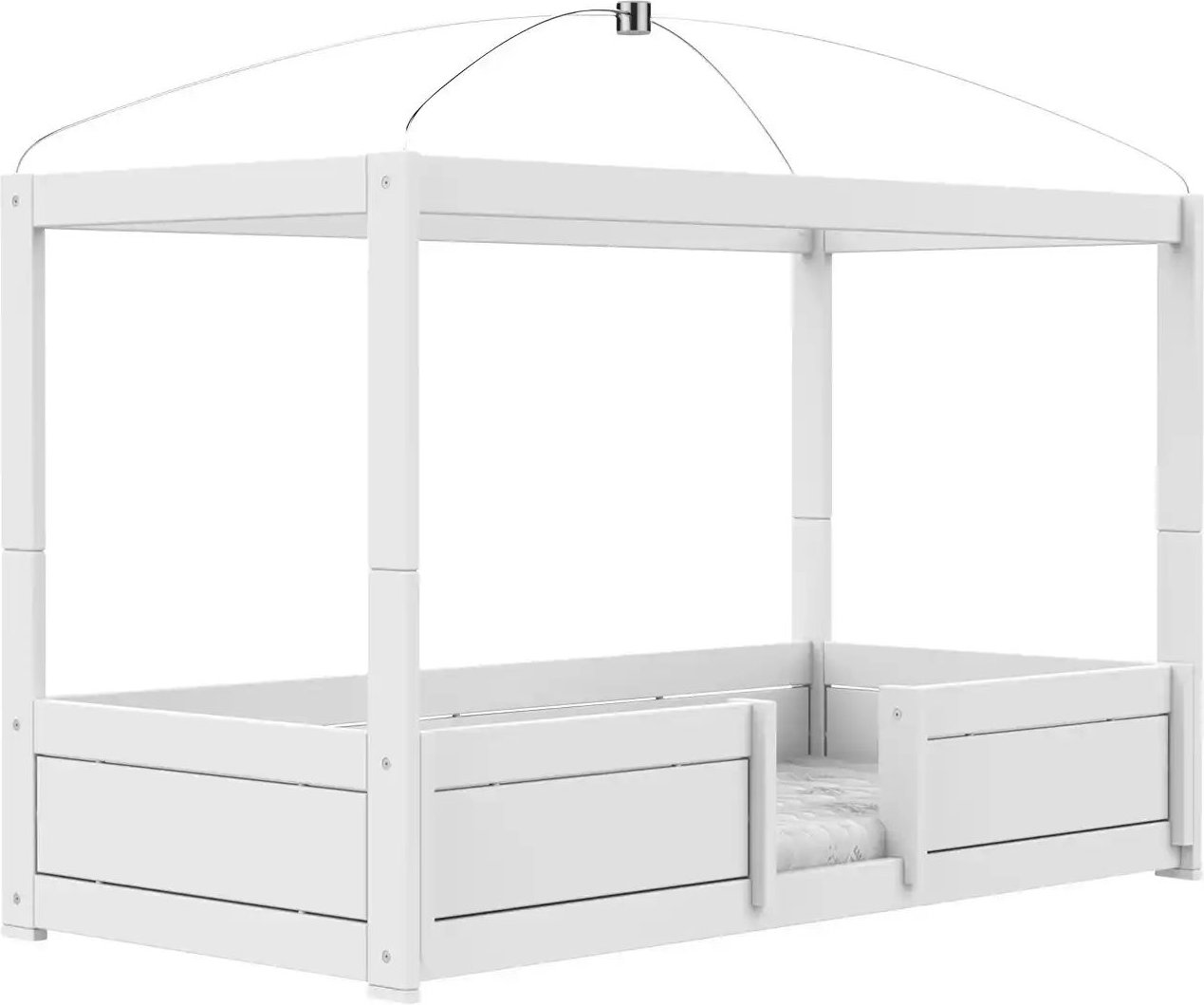 Thumbnail - Lifetime Himmelbett 4-in-1 ¦ weiß ¦ Maße (cm): B: 207 H: 161 T: 124.0 Betten > Bettgestelle - Höffner