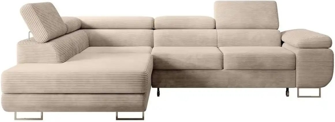 Selsey Ecksofa mit Schlaffunktion Stevil ¦ beige ¦ Maße (cm): B: 275 H: 90 Polstermöbel > Sofas > Ecksofas - Höffner