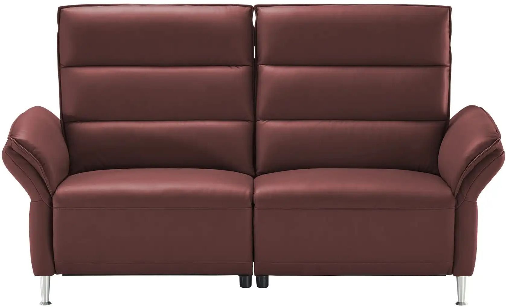 Wohnwert Einzelsofa Leder Marlena ¦ rot ¦ Maße (cm): B: 192 H: 107 T: 97.0 Polstermöbel > Sofas > 3-Sitzer - Höffner