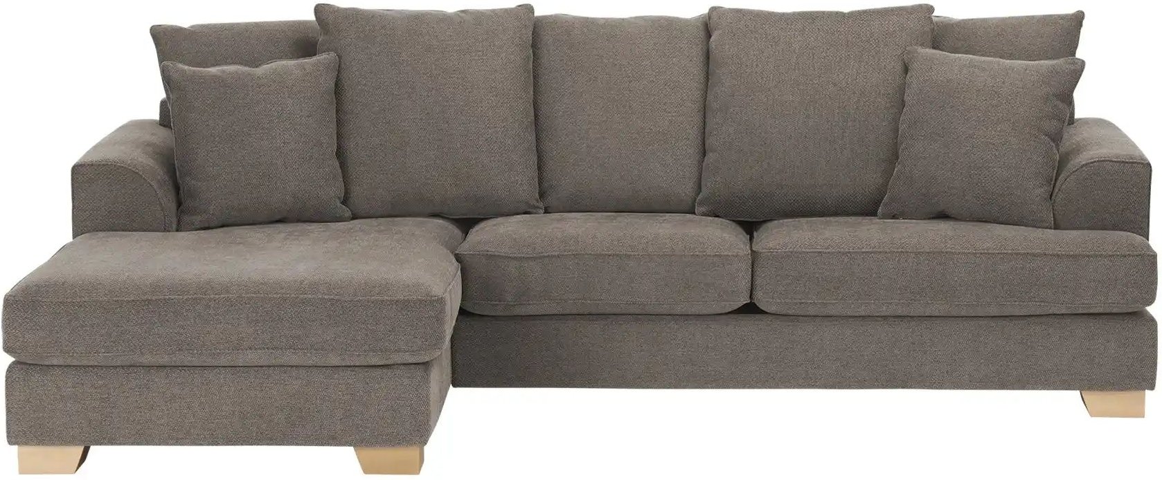 SOHO Ecksofa Franka ¦ braun ¦ Maße (cm): B: 268 H: 87 T: 161.0 Polstermöbel > Sofas > 3-Sitzer - Höffner