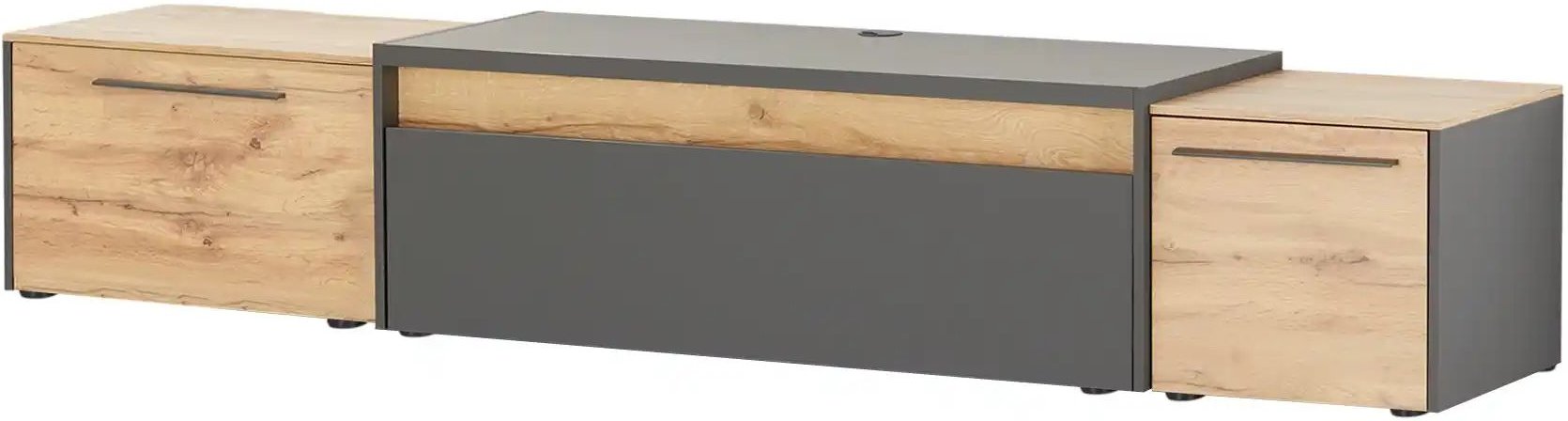 TV Lowboard Light Line 10 ¦ grau ¦ Maße (cm): B: 250 H: 46 T: 50.0 Kommoden & Sideboards > Lowboards - Höffner