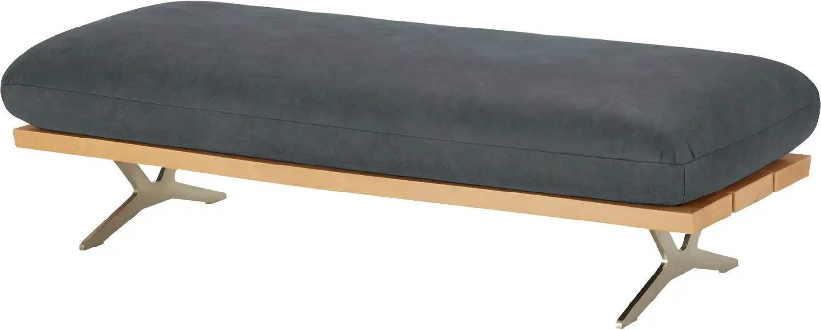 KOINOR Hockerbank Marilyn ¦ blau ¦ Maße (cm): B: 150 H: 45 T: 60.0 Polstermöbel > Hocker - Höffner