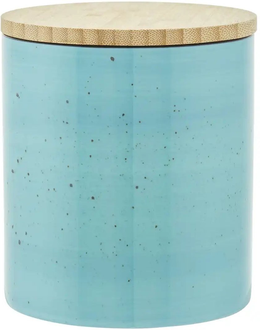 Peill+Putzler Aufbewahrungsdose Genua ¦ blau ¦ Porzellan,Bambus ¦ Maße (cm): H: 16 Ø: 14.4 Küchenzubehör & Helfer > Kü...