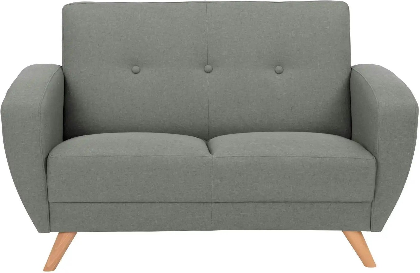 Max Winzer Einzelsofa Jerry ¦ grau ¦ Maße (cm): B: 136 H: 85 Polstermöbel > Sofas > 2-Sitzer - Höffner