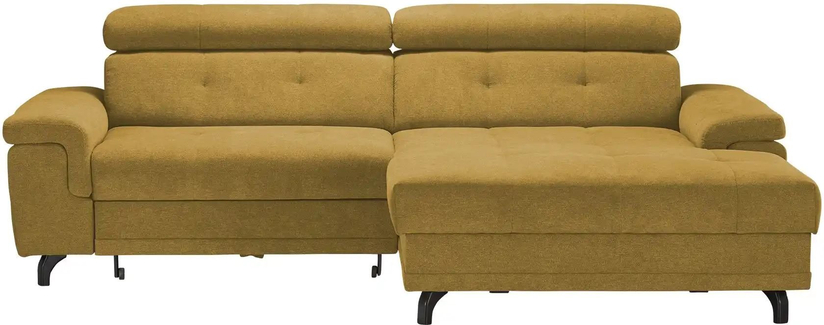 Ecksofa mit Schlaffunktion Frieda ¦ gelb ¦ Maße (cm): B: 265 H: 87 T: 180.0 Polstermöbel > Sofas > Ecksofas - Höffner