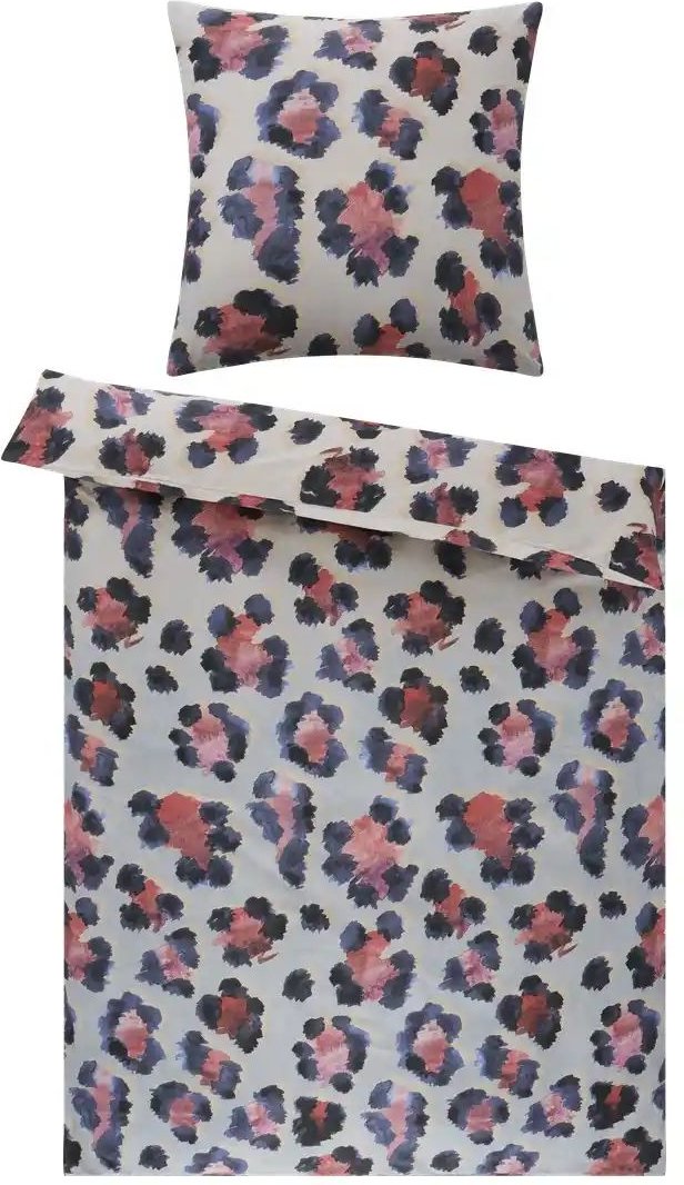 indigo Mako-Satin Bettwäsche Animalistic ¦ blau ¦ Maße (cm): B: 135 Bettwaren > Bettwäsche > Bettwäsche ganzjährig - Hö...