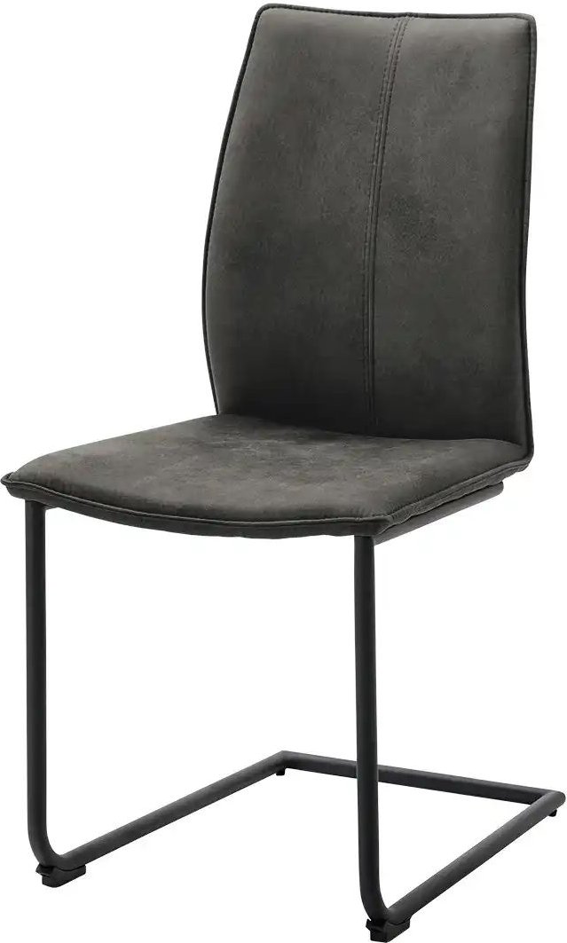Polsterstuhl  Capri ¦ grau ¦ Maße (cm): B: 46 H: 93 T: 56.0 Stühle > Schwingstühle - Höffner