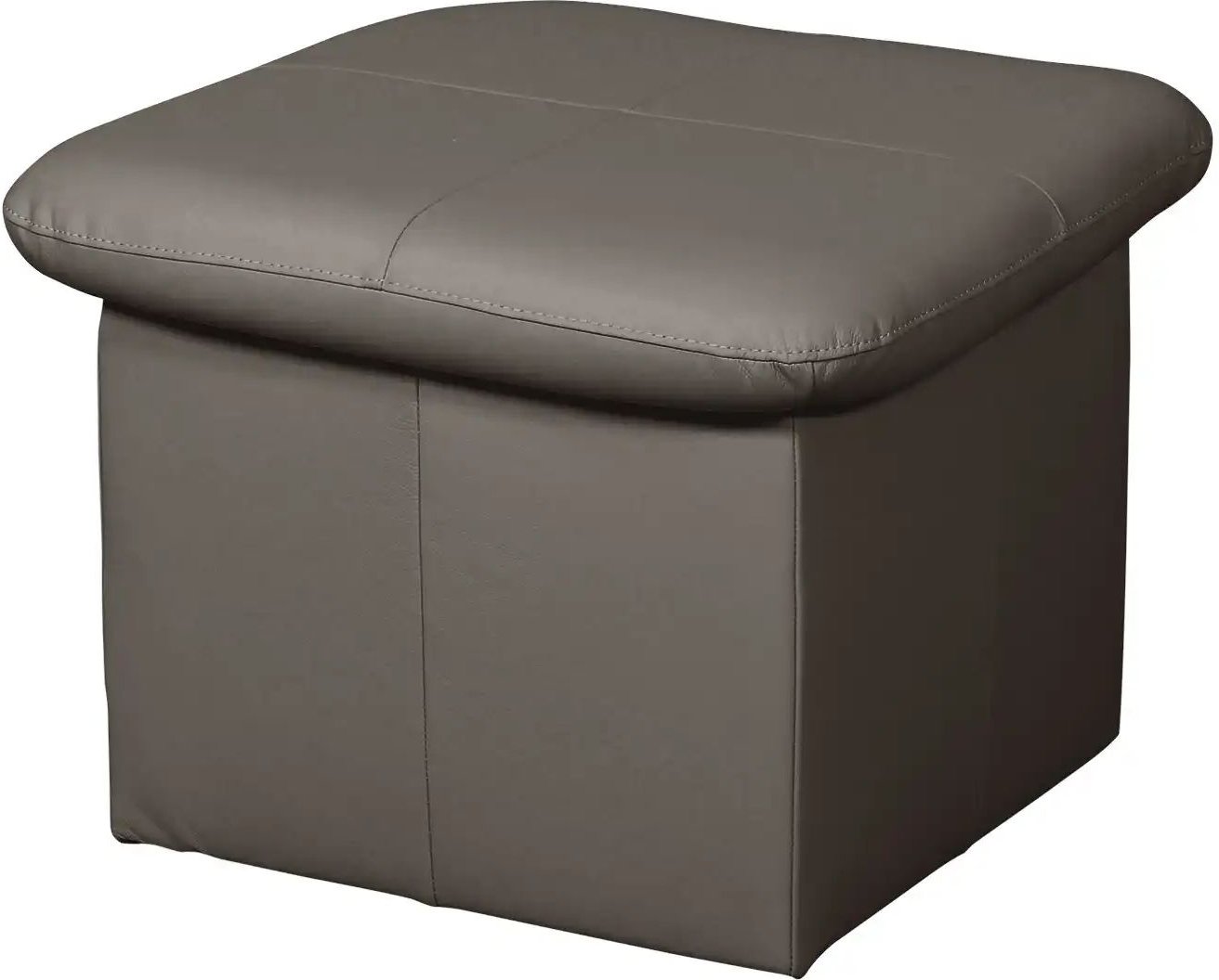 uno Lederhocker Casino ¦ braun ¦ Maße (cm): B: 56 H: 42 T: 56.0 Polstermöbel > Hocker - Höffner