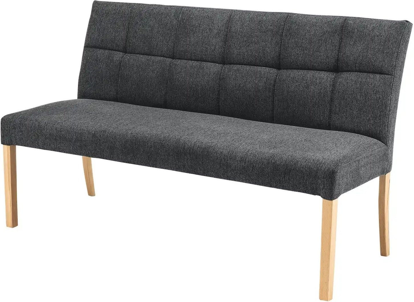 Woodford Esszimmerbank mit Steppung Mako ¦ grau ¦ Maße (cm): B: 150 H: 89 T: 64.0 Bänke > Einzelbänke - Höffner