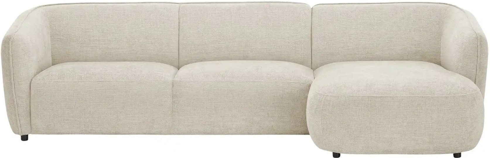 SOHO Ecksofa  Loures ¦ creme ¦ Maße (cm): B: 280 H: 73 T: 152.0 Polstermöbel > Sofas > 3-Sitzer - Höffner