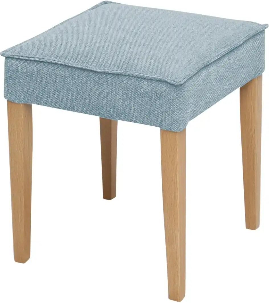 Thumbnail - Woodford Polsterhocker Laron ¦ blau ¦ Maße (cm): B: 42 H: 50 T: 42.0 Polstermöbel > Hocker - Höffner