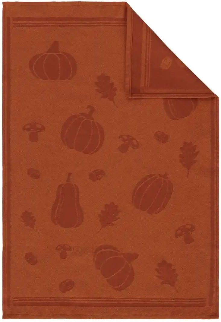 Ross Geschirrtuch Kürbis ¦ orange ¦ 100% Baumwolle ¦ Maße (cm): B: 50 Tischwäsche & Küchentextilien > Spültücher & Gesc...