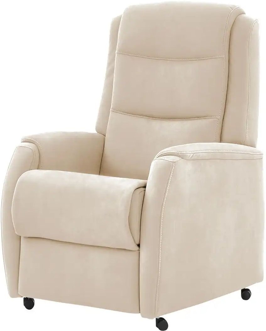 Hukla Fernsehsessel auf Rollen Max ¦ creme ¦ Maße (cm): B: 72 H: 109 T: 82.0 Polstermöbel > Sessel > Fernsehsessel - Höf...