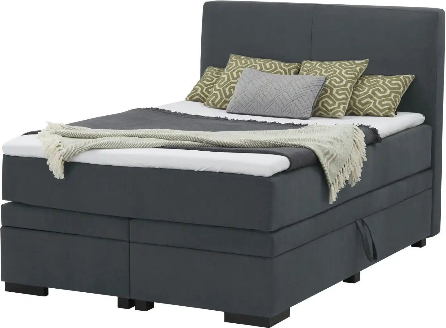 Boxi Boxspringbett mit Bettkasten Boxi Classic ¦ grau ¦ Maße (cm): B: 140 H: 125 Betten > Boxspringbetten - Höffner