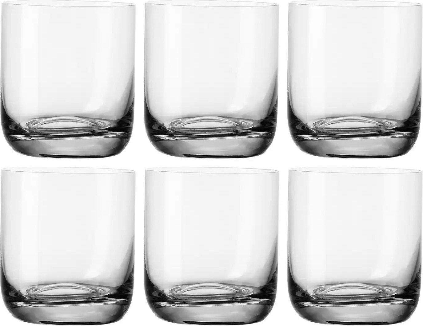 LEONARDO 6er-Gläserset Daily ¦ transparent/klar ¦ Glas ¦ Maße (cm): B: 7,7 H: 9 Gläser & Karaffen - Höffner