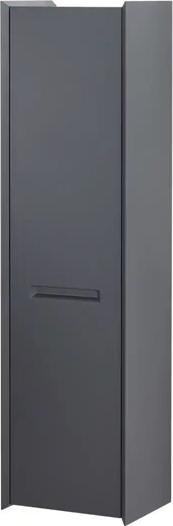 Wohnwert Hängeschrank Azzura ¦ grau ¦ Maße (cm): B: 45 H: 165 T: 35.0 Schränke > Dielenschränke - Höffner