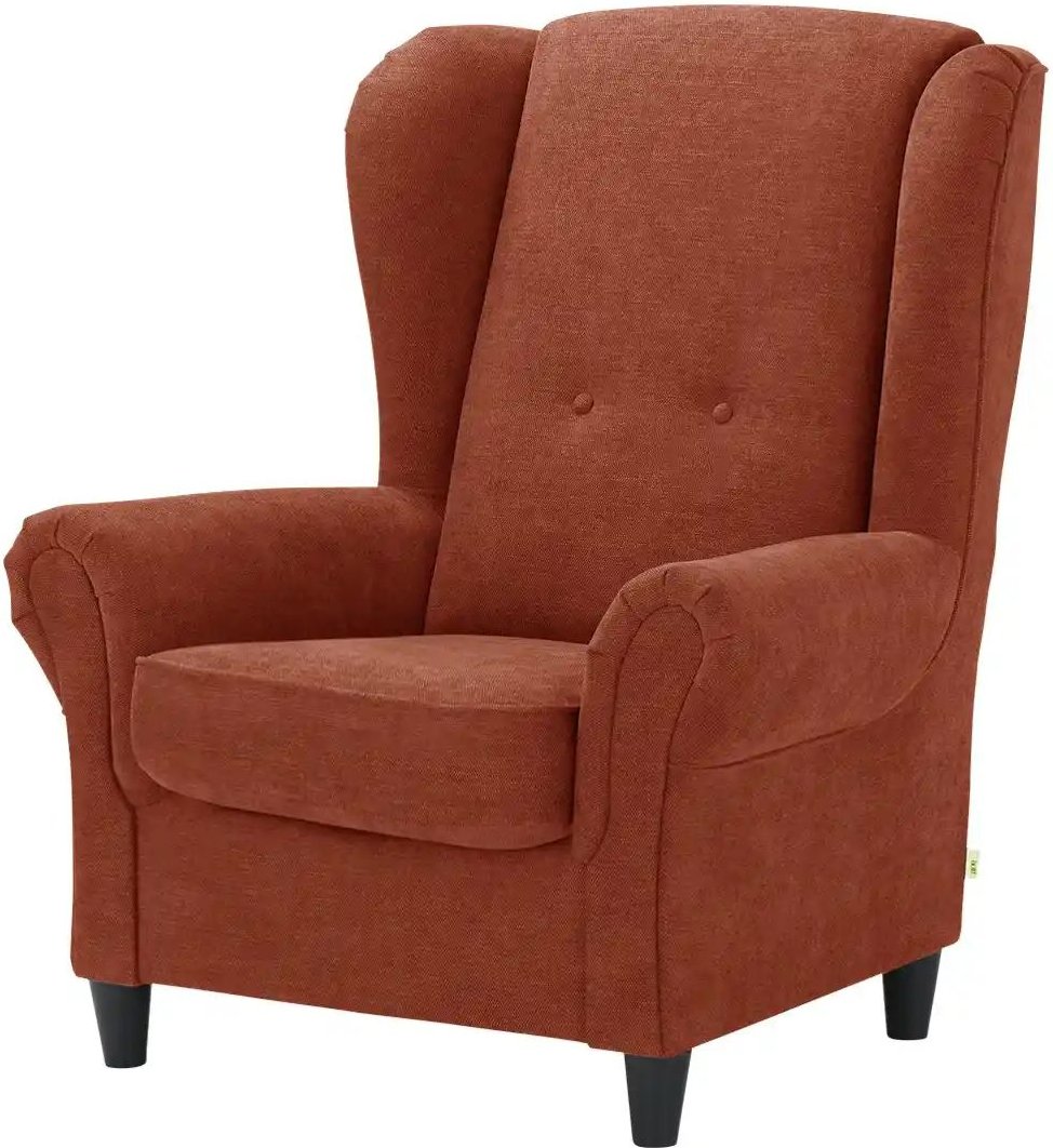 Sessel Kivana ¦ kupfer ¦ Maße (cm): B: 94 H: 112 T: 94.0 Polstermöbel > Sessel > Ohrensessel - Höffner