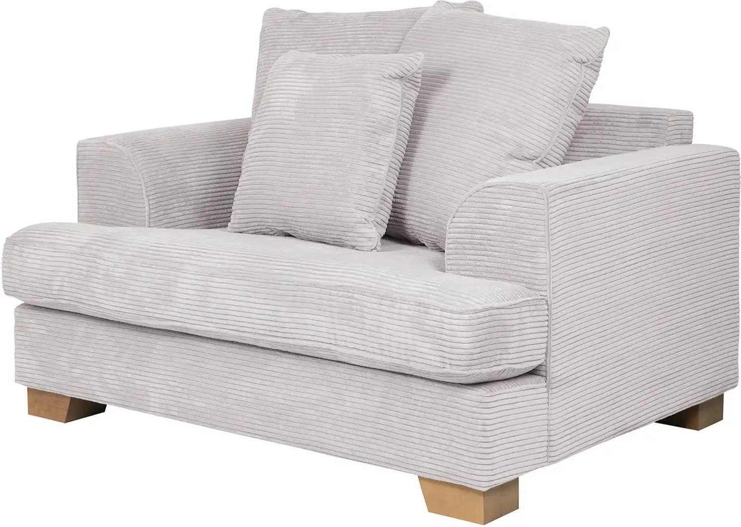 Thumbnail - SOHO Sessel  Franka ¦ weiß ¦ Maße (cm): B: 136 H: 87 T: 103.0 Polstermöbel > Sessel > Lounge Sessel - Höffner