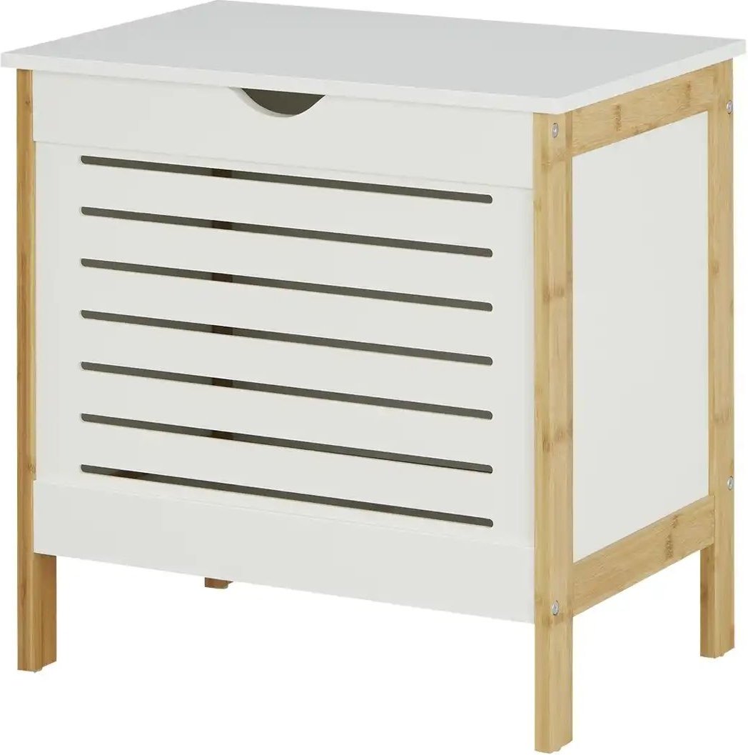 Wäschetruhe Wielandsee ¦ weiß ¦ Maße (cm): B: 52 H: 52 T: 36.0 Schränke > Badschränke > Bad-Unterschränke - Höffner