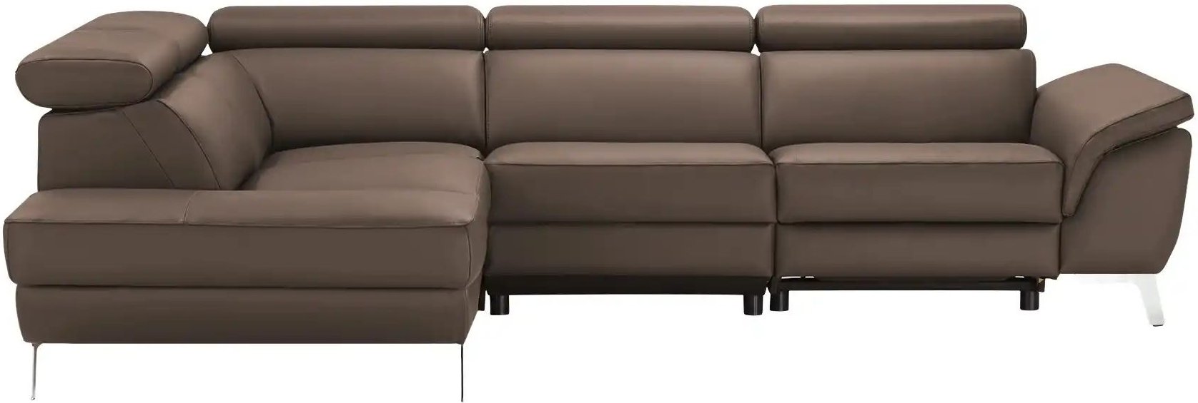 uno Ecksofa Leder Dallas ¦ braun ¦ Maße (cm): B: 283 H: 74 T: 228.0 Polstermöbel > Sofas > Ecksofas - Höffner