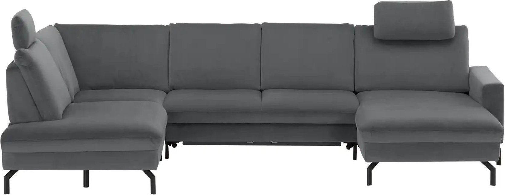 Thumbnail - meinSofa Wohnlandschaft Grace ¦ grau ¦ Maße (cm): B: 332 H: 89 T: 220.0 Polstermöbel > Sofas > Wohnlandschaften - Höffn...