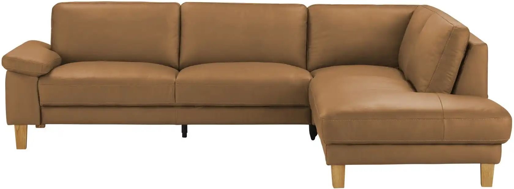 Ravensberger Werkstätten Ecksofa Leder RW-Select ¦ braun ¦ Maße (cm): B: 274 H: 77 T: 220.0 Polstermöbel > Sofas > Eckso...