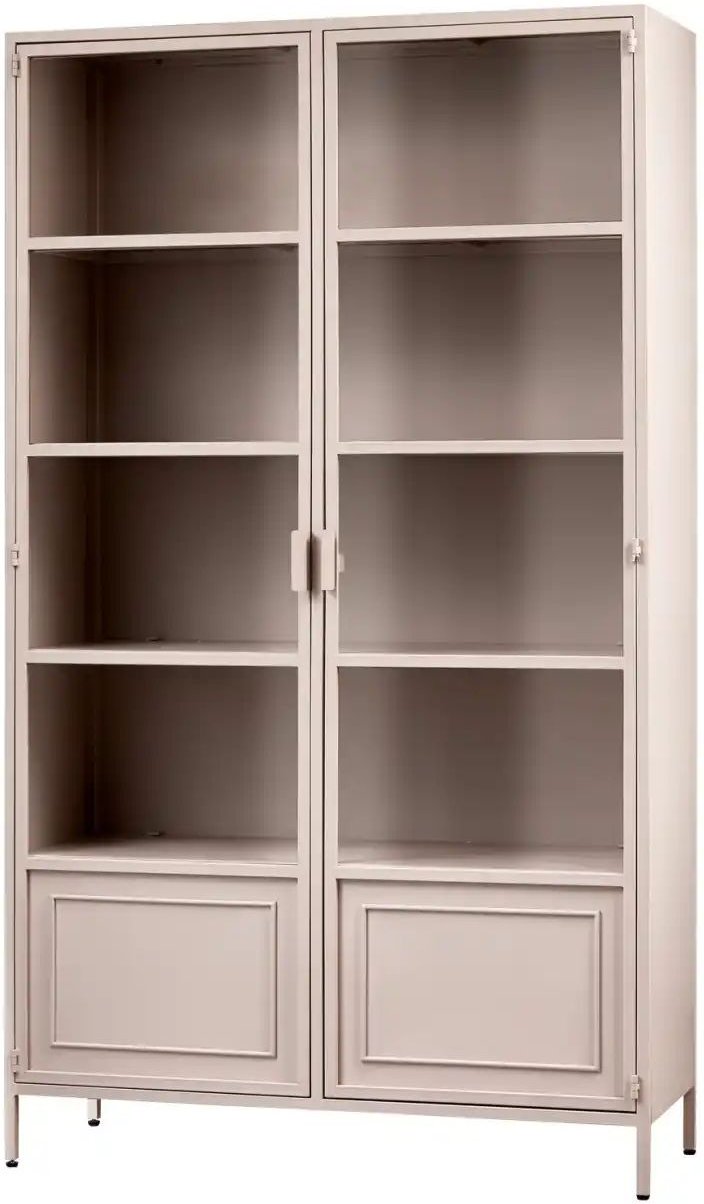 WOOOD Vitrine ¦ rosa/pink ¦ Maße (cm): B: 110 H: 189 Schränke > Vitrinen - Höffner