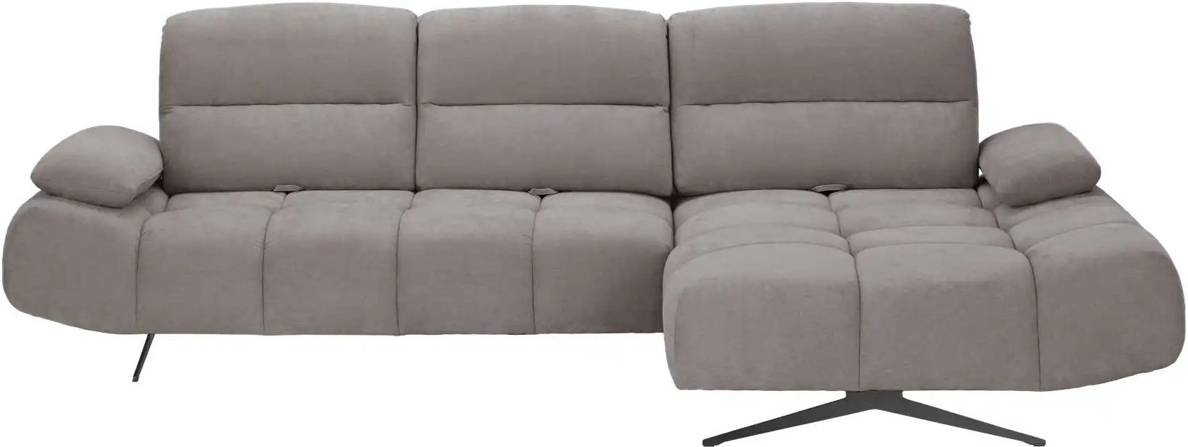switch Ecksofa Falcao ¦ grau ¦ Maße (cm): B: 284 H: 91 T: 173.0 Polstermöbel > Sofas > Ecksofas - Höffner