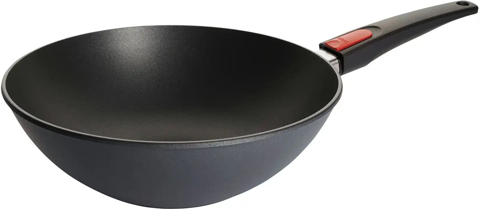 Thumbnail - WOLL Guss-Wok- und Rührpfanne Diamond Lite ¦ schwarz ¦ Aluminium-Guss ¦ Maße (cm): H: 10 Ø: 30 Töpfe & Pfannen & Zubeh...