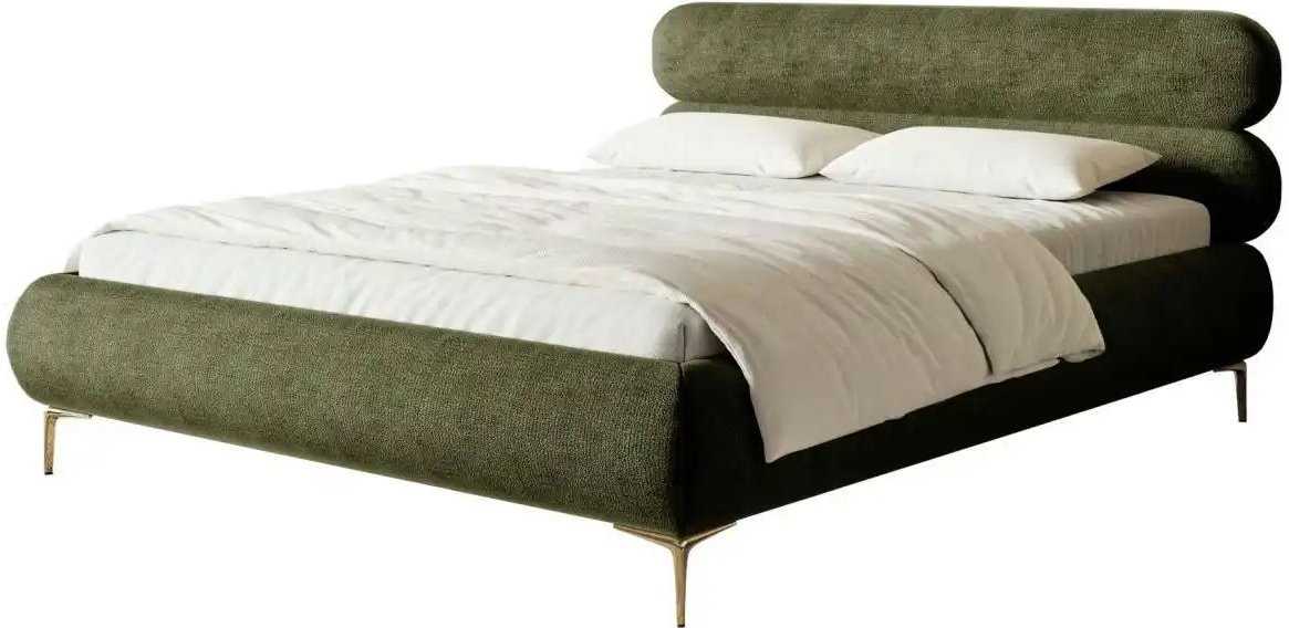 Selsey Polsterbett in Chenille Roule ¦ grün ¦ Maße (cm): B: 213 H: 96 Betten > Polsterbetten - Höffner