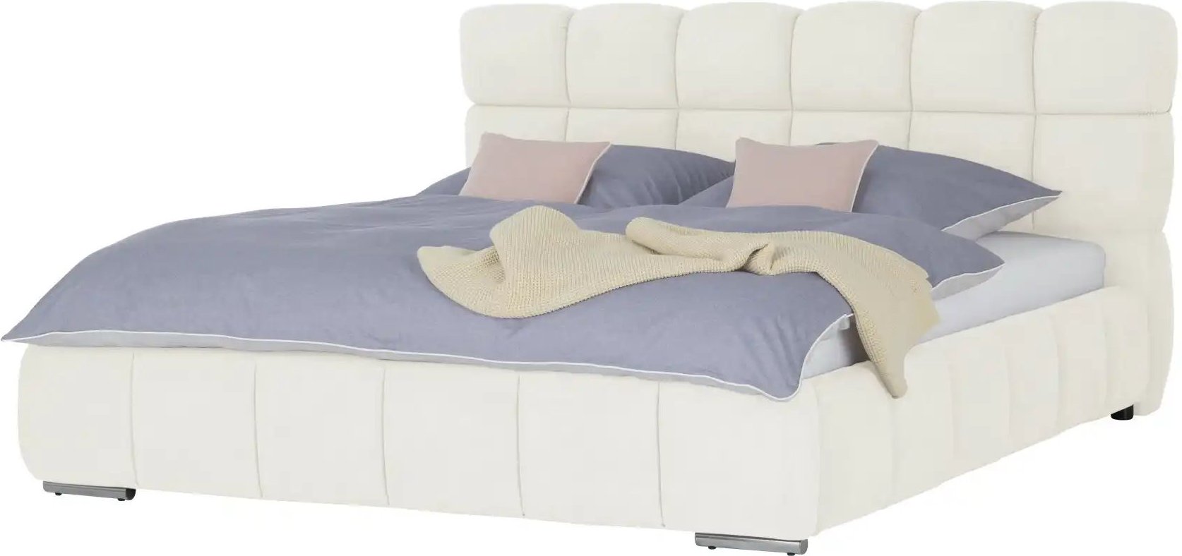 Polsterbett mit Bettkasten Savio ¦ creme ¦ Maße (cm): B: 210 H: 108 Betten > Polsterbetten - Höffner