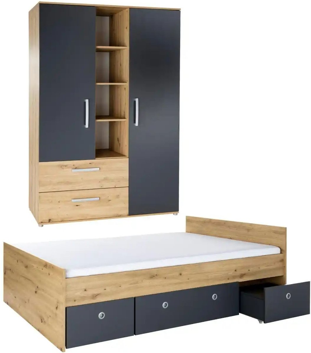 Jugendzimmer 3er-Set Alessio ¦ mehrfarbig ¦ Maße (cm): B: 430 H: 287 Jugendmöbel > Komplett-Jugendzimmer - Höffner