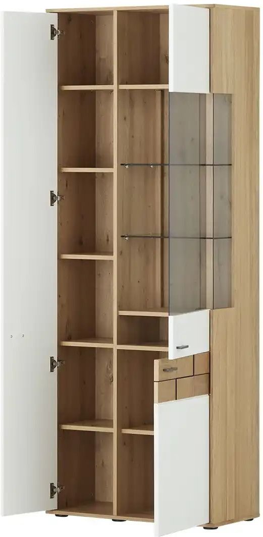 Jette Home Vitrine Laguna ¦ weiß ¦ Maße (cm): B: 79 H: 207 T: 38.0 Schränke > Vitrinen - Höffner