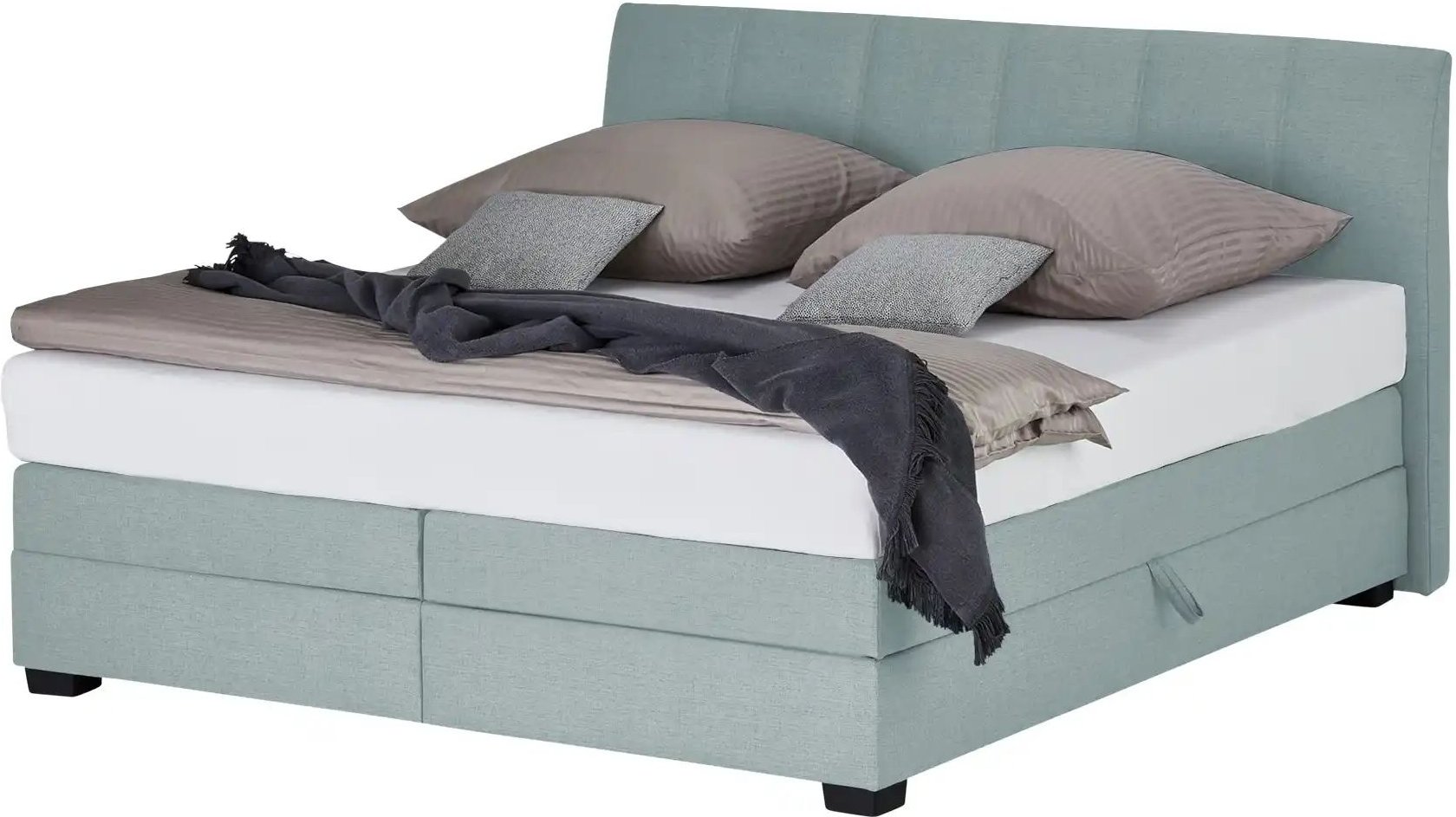 vanDoorn Boxspringbett Chiara ¦ blau ¦ Maße (cm): B: 192 H: 107 Betten > Boxspringbetten - Höffner