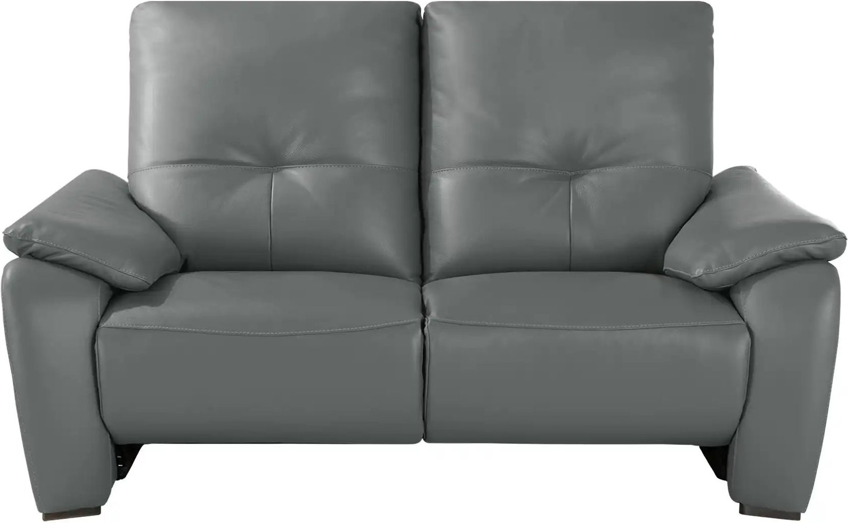 Wohnwert Ledersofa Halina ¦ grau ¦ Maße (cm): B: 169 H: 98 T: 98.0 Polstermöbel > Sofas > 2-Sitzer - Höffner