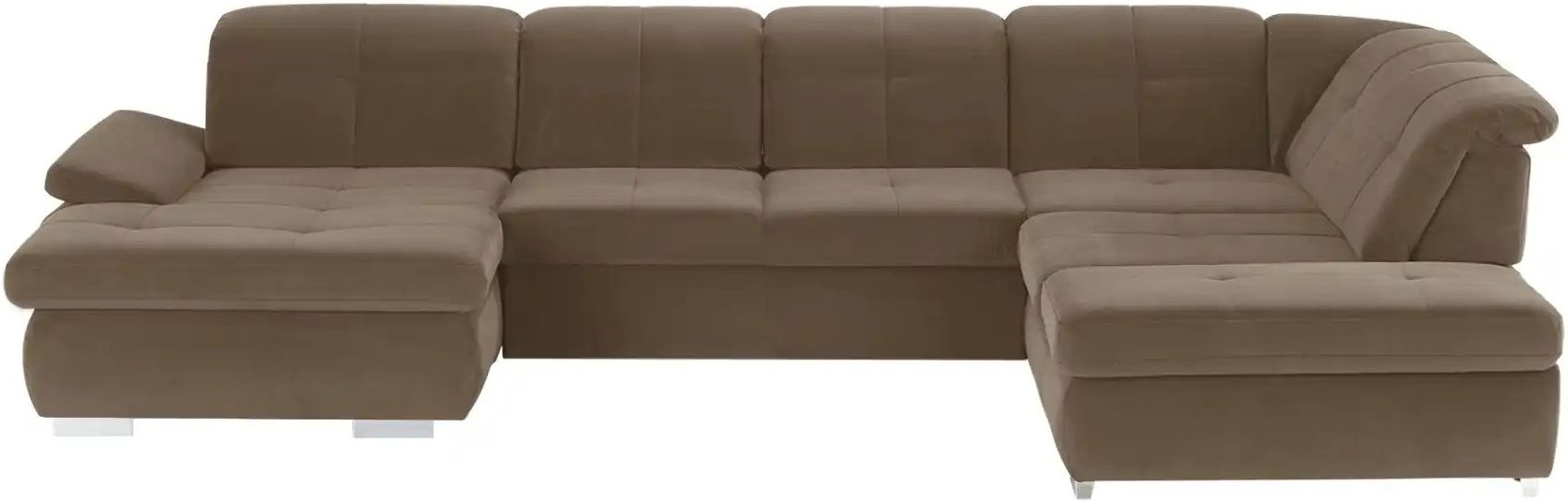 Lounge Collection Wohnlandschaft Mikrofaser Affair ¦ braun ¦ Maße (cm): B: 371 H: 100 T: 260.0 Polstermöbel > Sofas > W...