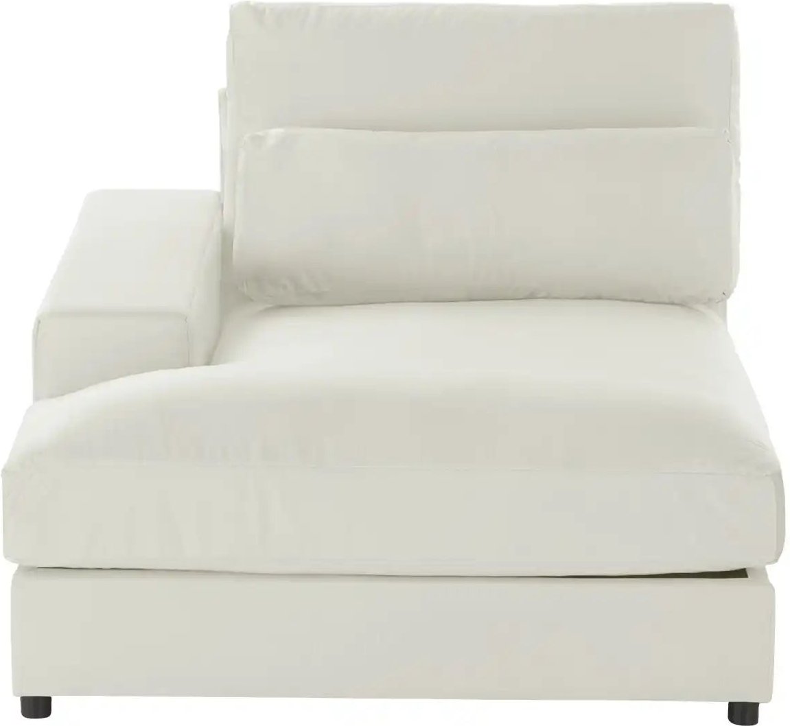 Element Ottomane mit Armlehne links Branna ¦ beige ¦ Maße (cm): B: 116 H: 88 T: 164.0 Polstermöbel > Sofas > Modulsofas ...