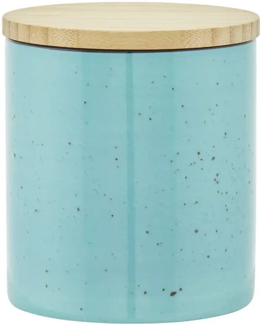 Peill+Putzler Aufbewahrungsdose Genua ¦ blau ¦ Porzellan,Bambus ¦ Maße (cm): H: 11,8 Ø: 10 Küchenzubehör & Helfer > Kü...