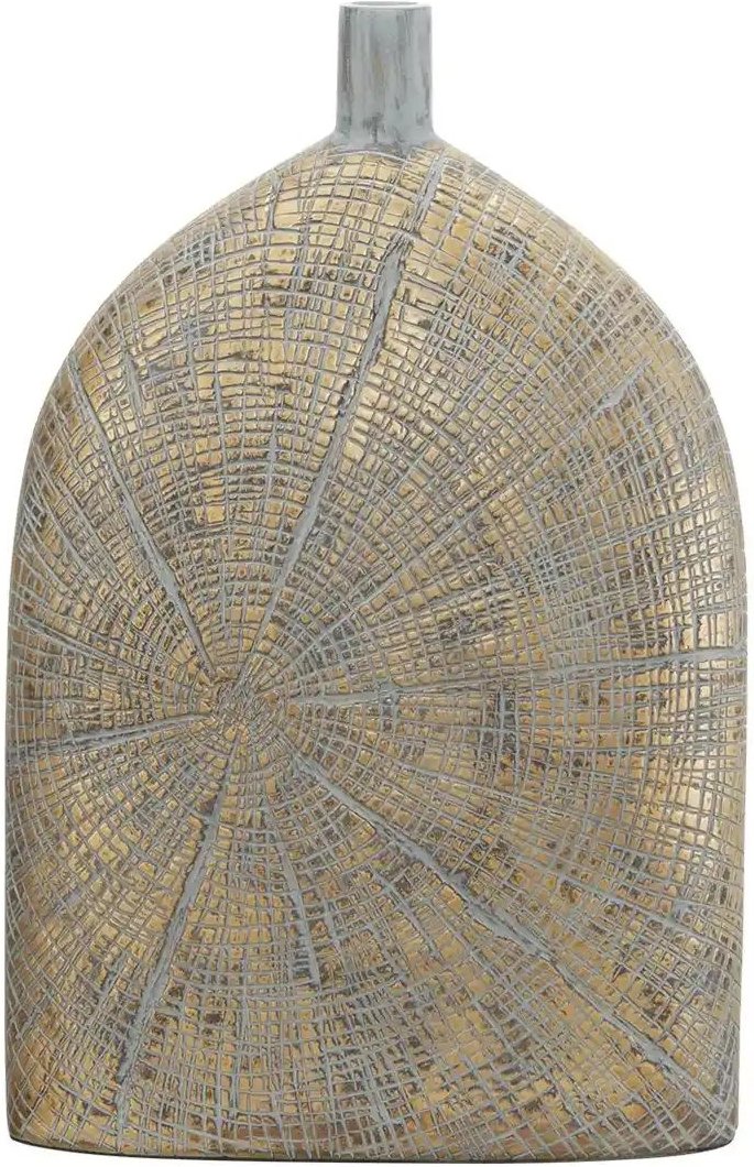 Deko Vase ¦ gold ¦ Polyresin (Kunstharz) ¦ Maße (cm): B: 9 H: 36 Accessoires > Vasen - Höffner