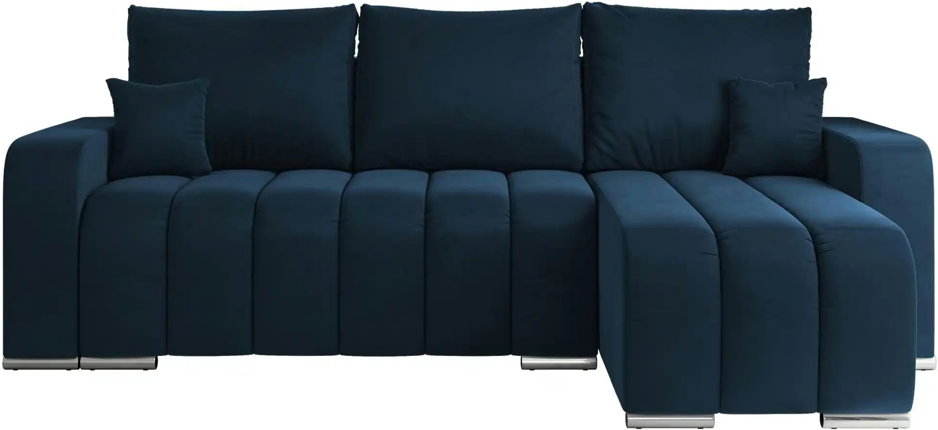 Ecksofa mit Schlaffunktion Kirasso ¦ blau ¦ Maße (cm): B: 245 H: 86 Polstermöbel > Sofas > Ecksofas - Höffner