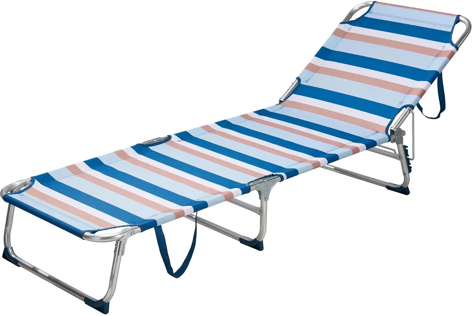 Klappliege Strandliege ¦ blau ¦ Maße (cm): B: 57 H: 29 Garten > Gartenmöbel > Gartenliegen - Höffner