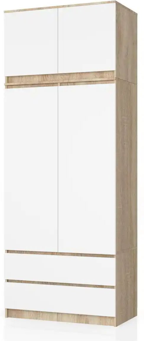 Drehtürenschrank 234 cm hoch Oda ¦ mehrfarbig ¦ Maße (cm): B: 90 H: 234 Schränke > Kleiderschränke > Drehtürenschränke -...